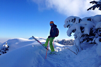 Skiaufstieg Skiaufstieg